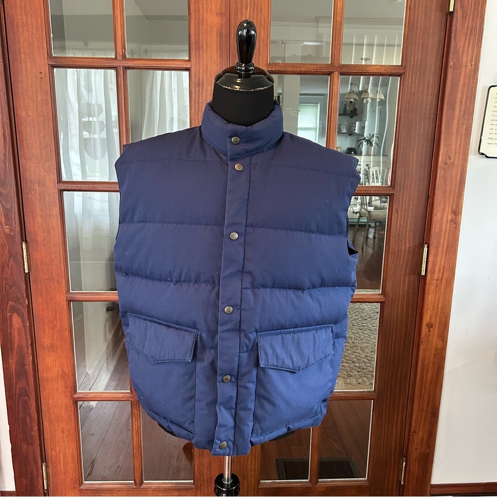 Cabela's Navy Blue Quilted Puffer Vest